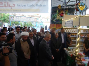 ششمين نمايشگاه سالانه كتاب در كاظمين راه اندازي شد