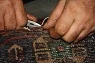 گروه تخصصي رفوگري فرش راهي عتبات عاليات شد