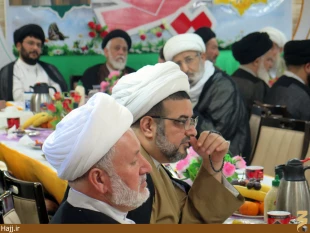 حضور توليت علوي و نمايندگان مراجع نجف در بعثه‌ رهبري