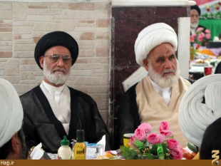 حضور توليت علوي و نمايندگان مراجع نجف در بعثه‌ رهبري