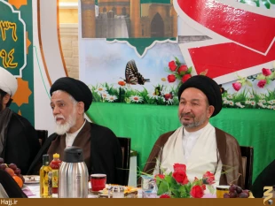 حضور توليت علوي و نمايندگان مراجع نجف در بعثه‌ رهبري