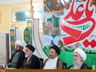 حضور توليت علوي و نمايندگان مراجع نجف در بعثه‌ رهبري