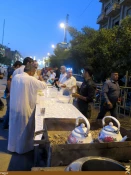 نذورات مردمي در شب جمعه كربلا