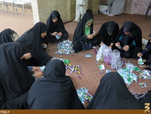 دانشجويان زائر عتبات گل هاي اعياد شعبانيه را دسته كردند  