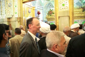 حضور سفیر آلمان در عراق در حرم مطهر علوی