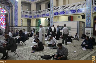 آزمون بهسازي مداحان عتبات عاليات استان يزد عكس
