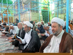 برگزاري ندبهِ خيمه گاهِ حسيني با نداي اَينَ المُضطَرُّ الَّذي يُجابُ اِذا دَعا+عكس