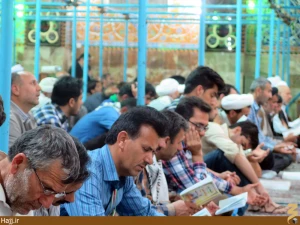 برگزاری ندبهِ خیمه گاهِ حسینی با ندای اَینَ المُضطَرُّ الَّذی یُجابُ اِذا دَعا+عکس