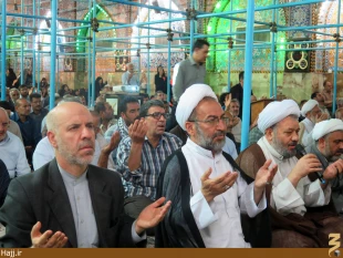 برگزاري ندبهِ خيمه گاهِ حسيني با نداي اَينَ المُضطَرُّ الَّذي يُجابُ اِذا دَعا+عكس