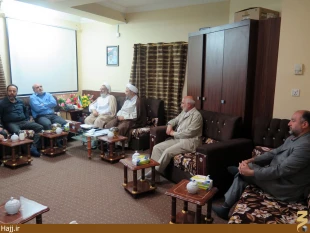 مدير عامل جديد شمسا با نماينده بعثه‌ رهبري‌ در كربلا ديدار كرد