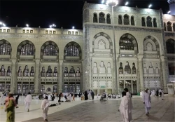 نمايي از محدوده منزل حضرت خديجه(س) بين باب مروه و حياط مسجدالحرام در سال 93شمسي