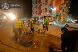 طرح نظافت خيابان‌هاي نجف به ابتكار توليت حرم علوي برگزار شد