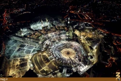 تصاوير هوايي شگفت انگيزي از مسجدالحرام