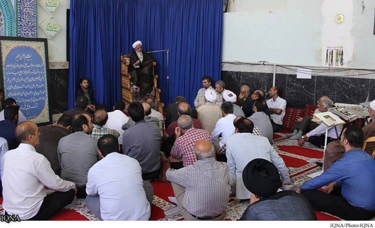 ديدار اعضاي كاروان قرآني اعزامي به حج با آيت‌الله جوادي آملي