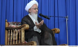 ديدار اعضاي كاروان قرآني اعزامي به حج با آيت‌الله جوادي آملي
