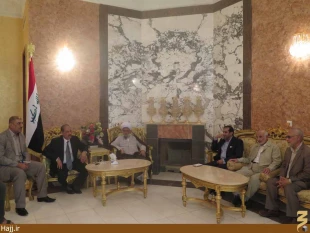 ديدار هيئت ايراني با نماينده پارلمان عراق در حله