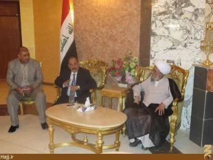 ديدار هيئت ايراني با نماينده پارلمان عراق در حله