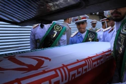 تشييع پيكر جان باختگان حادثه مكه در فرودگاه مهرآباد