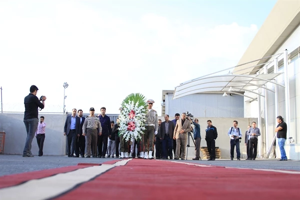 تشييع پيكر جان باختگان حادثه مكه در فرودگاه مهرآباد