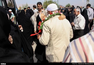 لبيك گويان سمناني به آغوش وطن رسيدند عكس