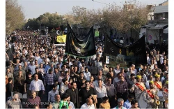  بدرقهِ باشكوه پيكر پاك «حسن دانش» در زادگاهش