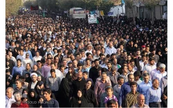  بدرقهِ باشكوه پيكر پاك «حسن دانش» در زادگاهش