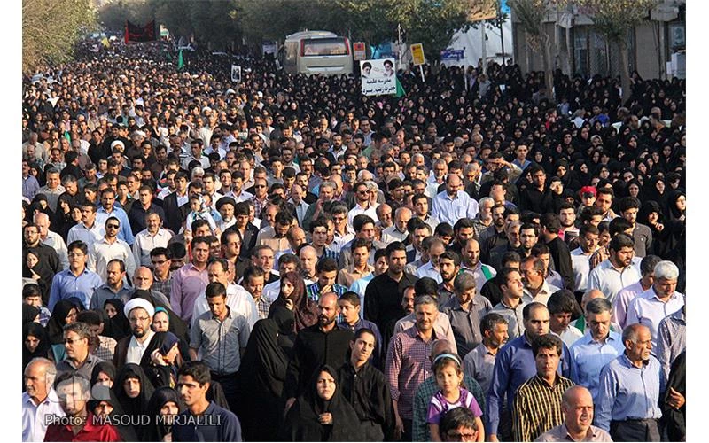  بدرقهِ باشكوه پيكر پاك «حسن دانش» در زادگاهش