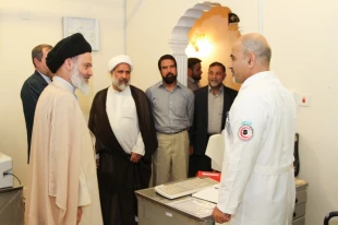 بازديد جانشين نماينده ولي فقيه از بيمارستان مركز پزشكي