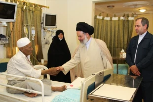 بازديد جانشين نماينده ولي فقيه از بيمارستان مركز پزشكي