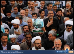 تصاوير  آخرين وداع امام جماعتِ «حرم رضوي(ع)» با مولايش