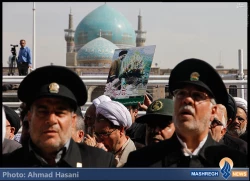 تصاوير  آخرين وداع امام جماعتِ «حرم رضوي(ع)» با مولايش