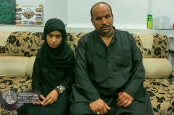 دختر نابينا در حرم اميرالمؤمنين(ع) شفا يافت 