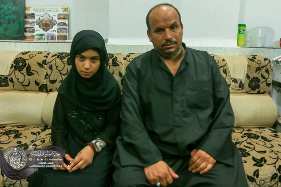 دختر نابينا در حرم اميرالمؤمنين(ع) شفا يافت 
