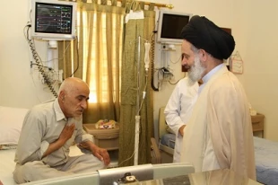 بازديد جانشين نماينده ولي فقيه از بيمارستان مركز پزشكي