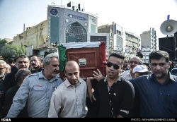 تشييع سه شهيد فاجعه منا در خوزستان تصاوير