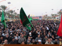 عزاداري باشكوه زائران ايراني در قالب موكب‌ امام رضا
