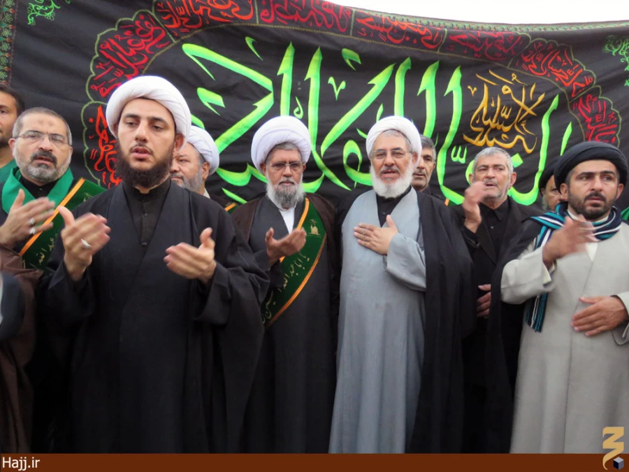 عزاداري باشكوه زائران ايراني در قالب موكب‌ امام رضا