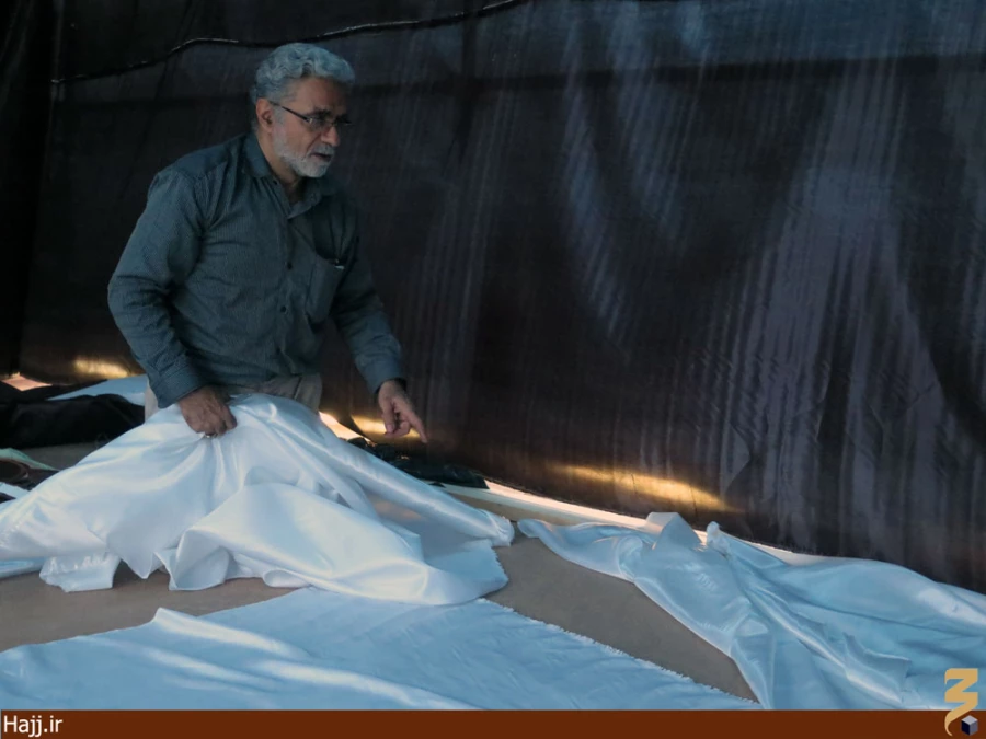 مراحل آماده سازي موكب امام رضا در كربلا+ تصاوير