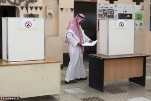 اولين حضور زنان عربستان در انتخابات تصاوير