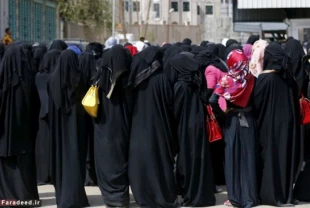 اولين حضور زنان عربستان در انتخابات تصاوير
