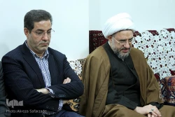 ديدار دبيركل مجمع جهاني تقريب مذاهب با خانواده مرحوم حاجي‌حسني