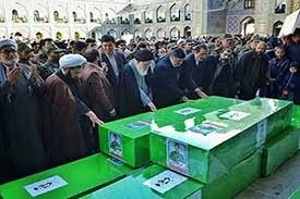 تشييع پيكر 8 شهيد مدافع حرم در مشهد