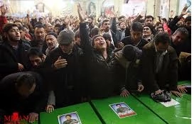 تشييع پيكر 8 شهيد مدافع حرم در مشهد