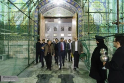 بازديد سفير هند از موزه ، كتابخانه مركزي و نمايشگاه دائمي آستان قدس رضوي