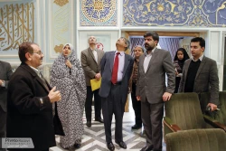بازديد سفير هند از موزه ، كتابخانه مركزي و نمايشگاه دائمي آستان قدس رضوي