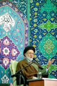 سخنراني نماينده ولي فقيه وسرپرست حجاج ايراني درجشن ميلاد امام علي(ع) درمصلاي بزرگ شهرري