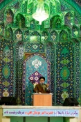 سخنراني نماينده ولي فقيه وسرپرست حجاج ايراني درجشن ميلاد امام علي(ع) درمصلاي بزرگ شهرري