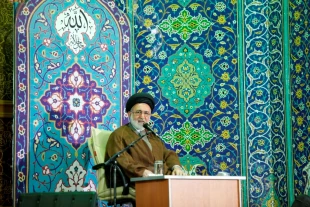 سخنراني نماينده ولي فقيه وسرپرست حجاج ايراني درجشن ميلاد امام علي(ع) درمصلاي بزرگ شهرري