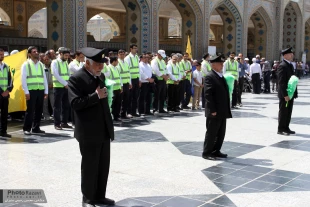 1500 زائر براي اولين بار حرم امام رضا را زيارت كردند