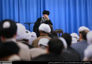 برگزاري مراسم عزاداري امام كاظم(ع) با حضور رهبر معظم انقلاب عكس و صوت